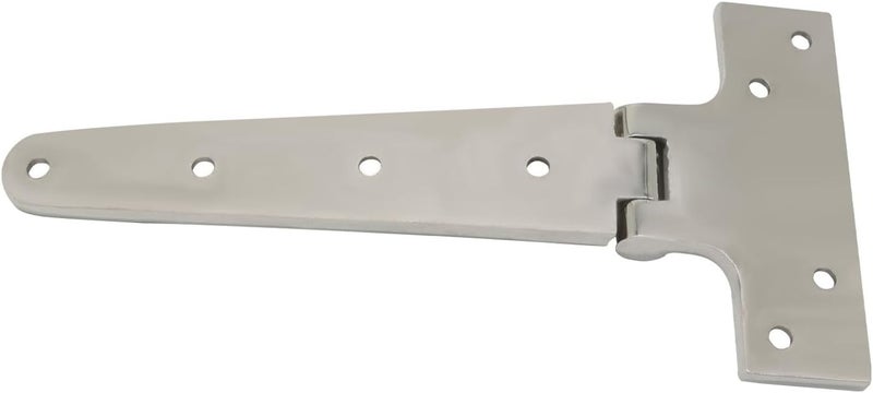 Jecoupoon Store 316 Stainless Steel Door Hinge Marine Grade 8'' x 4" T Hinge 6'' x 3" Boat Hatch Hinge with Screws (8'' x 4" 4PCS) - Image 3
